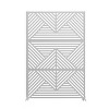 PexFix Outdoor Metal Privacy Screen Garden Fence in Geometry Pattern - 3 of 4