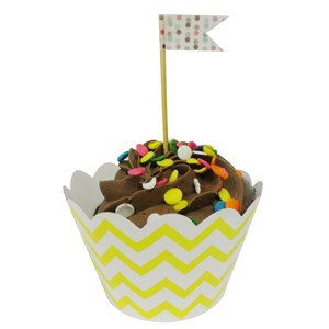 Wrapables Standard Size Chevron Cupcake Wrappers (Set of 20) - 1 of 4