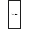 PosterPalooza | Panoramic Flat Silver Picture Frame - UV Acrylic, Foam Board Backing, Hanging Hardware - 2 of 4