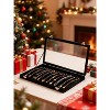 Necklace Organizer Box with Clear Lid, 20-Hook Anti-Tarnish Storage Case - 2 of 4