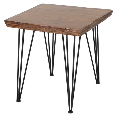 Remington Faux Live Edge End Table - Natural - Christopher Knight Home