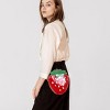 Girl's strawberry wallet, can be carried alone or paired with a soft strawberry crossbody bag, giving girls a sweet little surprise - 4 of 4