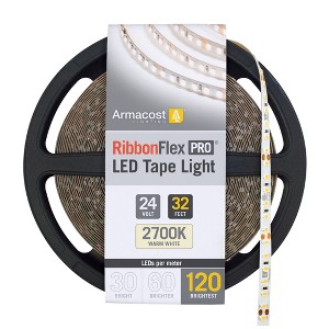 Armacost Lighting RibbonFlex Pro 24V White LED Strip Light Tape 120 LED/m Cabinet Lights - 1 of 1