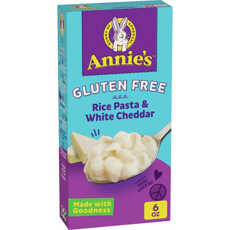 Annie&#39;s Gluten Free Rice Shell Pasta with Creamy White Cheddar - 6oz, 1 of 13