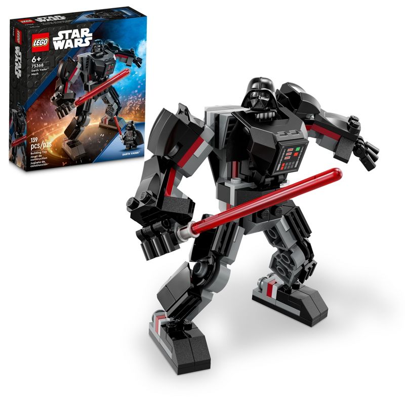 LEGO Star Wars Darth Vader Mech Action Figure 75368, 1 of 8