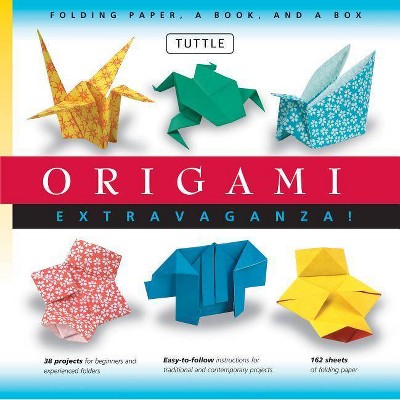 Origami Extravaganza! Folding Paper, a Book, and a Box - by  Tuttle Publishing (Mixed Media Product)