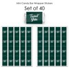 Big Dot of Happiness Emerald Elegantly Simple - Mini Candy Bar Wrapper Stickers Party Small Favors 40 Ct - 3 of 4