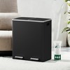 Trash Can, 16 Gallon (60 L) Garbage Can for Kitchen, with 15 Trash Bags, 2 Compartments, Plastic Inner Buckets and Hinged Lids, Airtight - 3 of 3