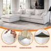 Wjshome Cloud Couch Modular Sectional Sofa,82.68" Oversized LoveSofa, Convertible Wide Seater For Living Room Sets - 4 of 4