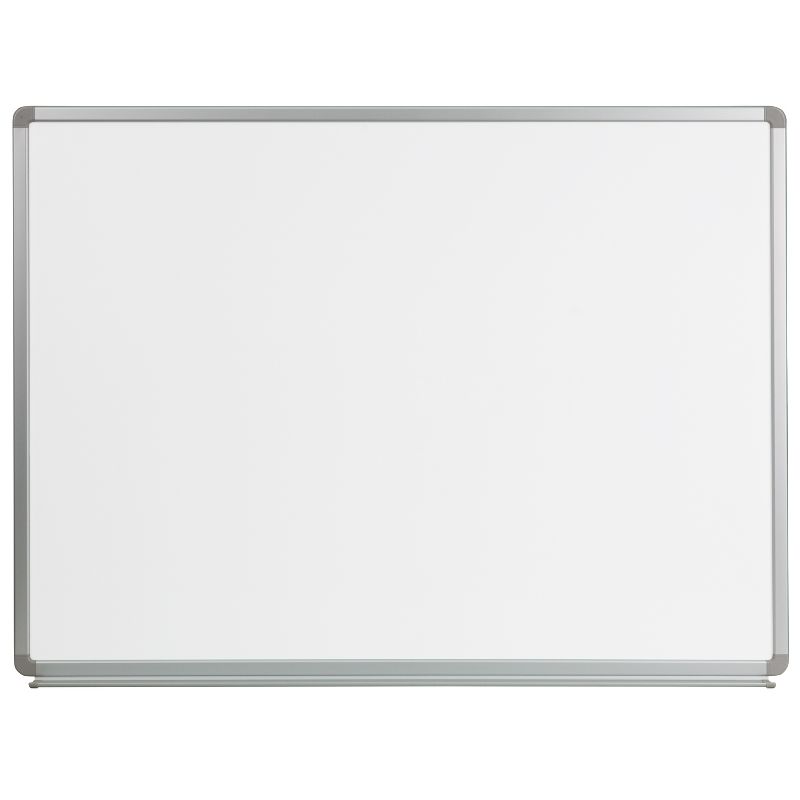 Flash Furniture 4' W x 3' H Magnetic Marker Board, 1 of 4
