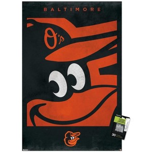 Trends International MLB Baltimore Orioles - Logo 25 Unframed Wall Poster Prints - 1 of 4