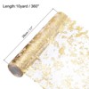 Unique Bargains Metallic Foil Thin Mesh Polyester Luxurious Table Runner - 2 of 3