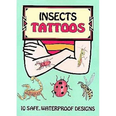 Insects Tattoos - (Temporary Tattoos) by  Jan Sovak (Mixed Media Product)