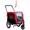 Aosom 2-in-1 Small Dog Bike Trailer and Bike Stroller with Hitch, Bicycle Trailer Sidecar Bike Wagon Cart Carrier Attachment for Travel - 4 of 4