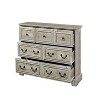 ORRD Farmhouse 7-Drawer Dresser with Natural Texture, Vintage Rustic Chest of Drawers for Bedroom, Living Room & Hallway Storage（Antique White） - 2 of 4