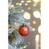 Tramull 12-Pack Christmas Ball Ornaments, Hand-Painted Glass Xmas Tree Decor for Holiday Home Party Decoration - 2 of 4