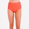 Calypsa Women's Plus Size High Waisted Full Coverage Bikini Bottom - 4 of 4