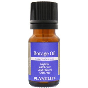 Plantlife Borage Seed Carrier Oil - Cold Pressed, Non-GMO, and Gluten Free Carrier Oils - for Skin, Hair, and Personal Care - 1 of 4