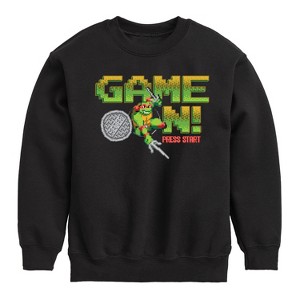 Boys' - Teenage Mutant Ninja Turtles - Game On Raph Graphic Long Sleeve Fleece Sweatshirt - 1 of 4