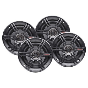 Crunch 6.5 Inch Car Audio Speakers, 300 Watt MAX 3 Way Full Range