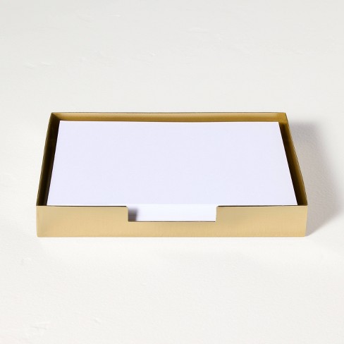 Brass Note Tray - Hearth & Hand™ with Magnolia - image 1 of 3