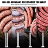 Sausage Stuffer, Meat Filler - Manual 304 Stainless Steel Sausage Maker with 4/5 Stuffing Tubes, Dual Speed & 3L/5L/7L/10L/15L Capacity - 2 of 4