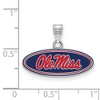 Black Bow Jewelry Sterling Silver Mississippi Rebels NCAA Small Pendant - 2 of 3