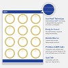 Avery Round Cards, 2" Diameter, Gold-Metallic Ornaments, Matte, 120 - 3 of 4