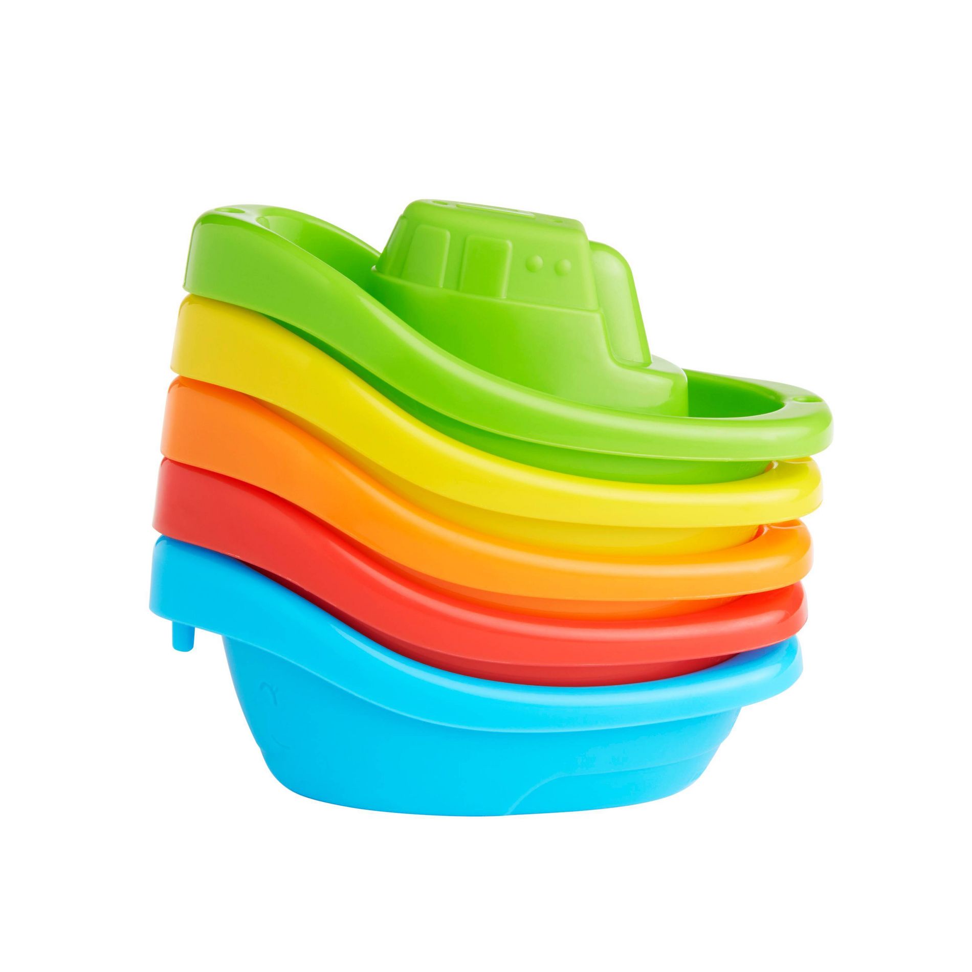 Munchkin Fleet Of Five Boats Bath Toy