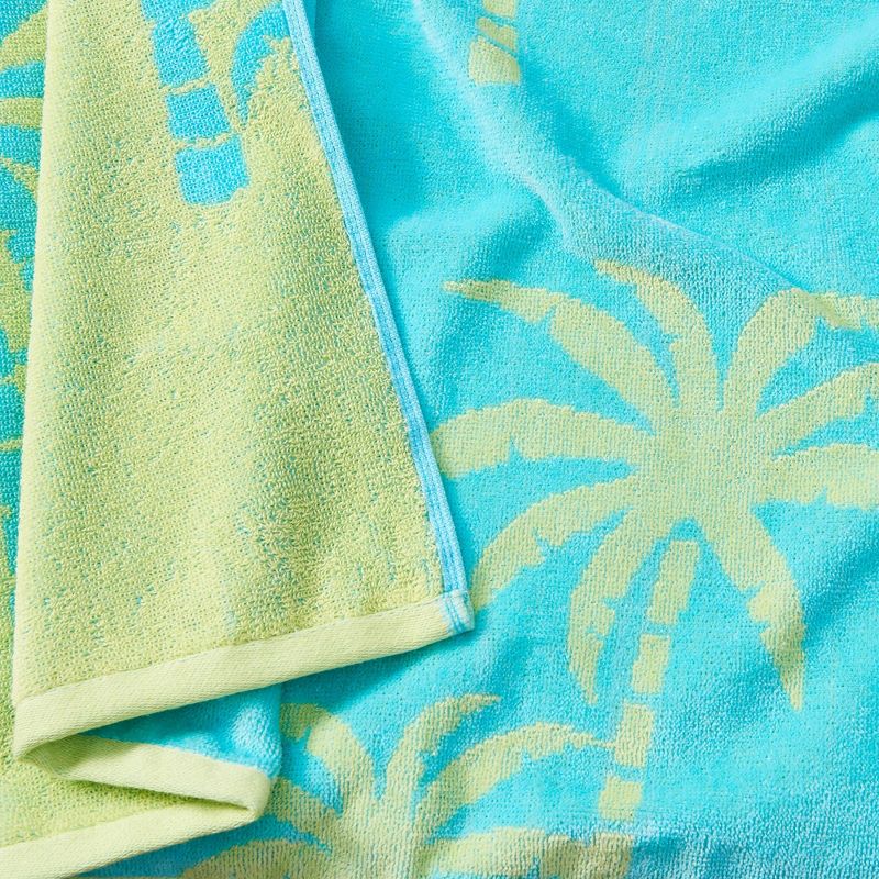 Cotton Jacquard Printed Beach Towel 2 Pack - Great Bay Home, 2 of 9
