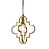 Elegant Lighting Sandara 1 light pendant in brass - 3 of 4