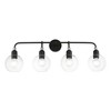 Livex Lighting Downtown 4 - Light Vanity in  Black/Brushed Nickel - 2 of 4