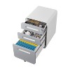 NicBex 3-Drawer Mobile File Cabinet with Lock 5 Wheel Design Under Desk Storage Filing Cabinet for Home, Office - 2 of 4