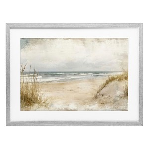 Stupell Industries Sandy Dunes View Framed Print Under Glass - 1 of 4
