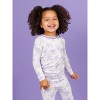 RuffleButts SoftSnooze Toddler Girls Ruffle Long Sleeve Pajama Set - 3 of 4