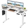 LIVAREEmlen Electric Standing Desk Adjustable Height Sit Stand Home Office Desk with Splice Board - 2 of 4