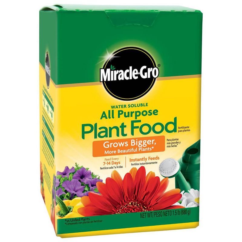 Miracle-Gro Water Soluble All Purpose Plant Food 1.5lb, 1 of 10