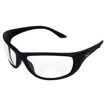 Global Vision Eyewear Hercules 6 Safety Motorcycle Glasses with Clear Lenses