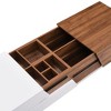 PAGED 23.6" Wooden End Table, Modern Side Table with Wood Grain Veneer, Bedside Table for Living Room, Bedroom - 4 of 4