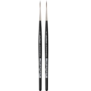 da Vinci CASANEO Rigger, Extra Soft Synthetics, Watercolor & Acrylic, Liner, Series 1290, Size 0, Pack of 2 - 1 of 3