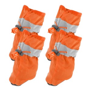 Unique Bargains Paw Protection for Dogs with Adjustable Straps - 1 of 4
