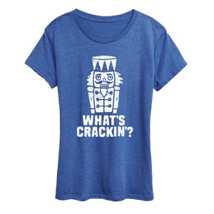 Women's - Instant Message - Whats Crackin Short Sleeve Graphic T-Shirt - 1 of 4
