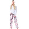 Star Wars Womens' The Mandalorian The Child Love Heart Pajama Pants Turquoise - 3 of 4
