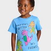 Toddler Boys' Barney Short Sleeve T-Shirt - Blue - 2 of 4