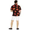 LA LEELA Mens Hawaiian Short Sleeve Button Down Shirt Men's Halloween Costumes Summer Shirt Casual Beach Vacation Shirts for Men Funny - 3 of 4