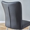 Lyngins Modern Dining Chairs with High Backrest,Upholstered Armless Kitchen Chairs,PU Chairs for Kitchen,Dining Room - 4 of 4