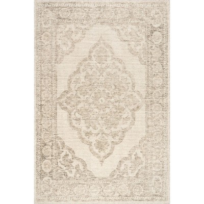 Padma Lakshmi x Rugs USA - Istanbul Hand-Tufted Ornate Border Wool-Blend Rug