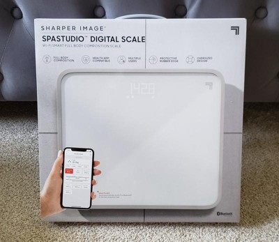 Sharper Image Digital Body Scale with LED & Bluetooth