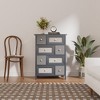 HYLEORY Wood Dresser , 27.55''W Dresser with 8 Drawers, Modern Chest of Drawers, Large Capacity Dresser, Storage Cabinet for Bedroom, Hallway - 2 of 4