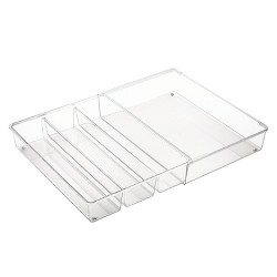 Mdesign Expandable Kitchen Drawer Organizer Tray For Utensils : Target